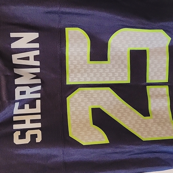 NFL Seattle Seahawks 25 Jersey Sherman Youth apparel XL 18-20 - Picture 7 of 13